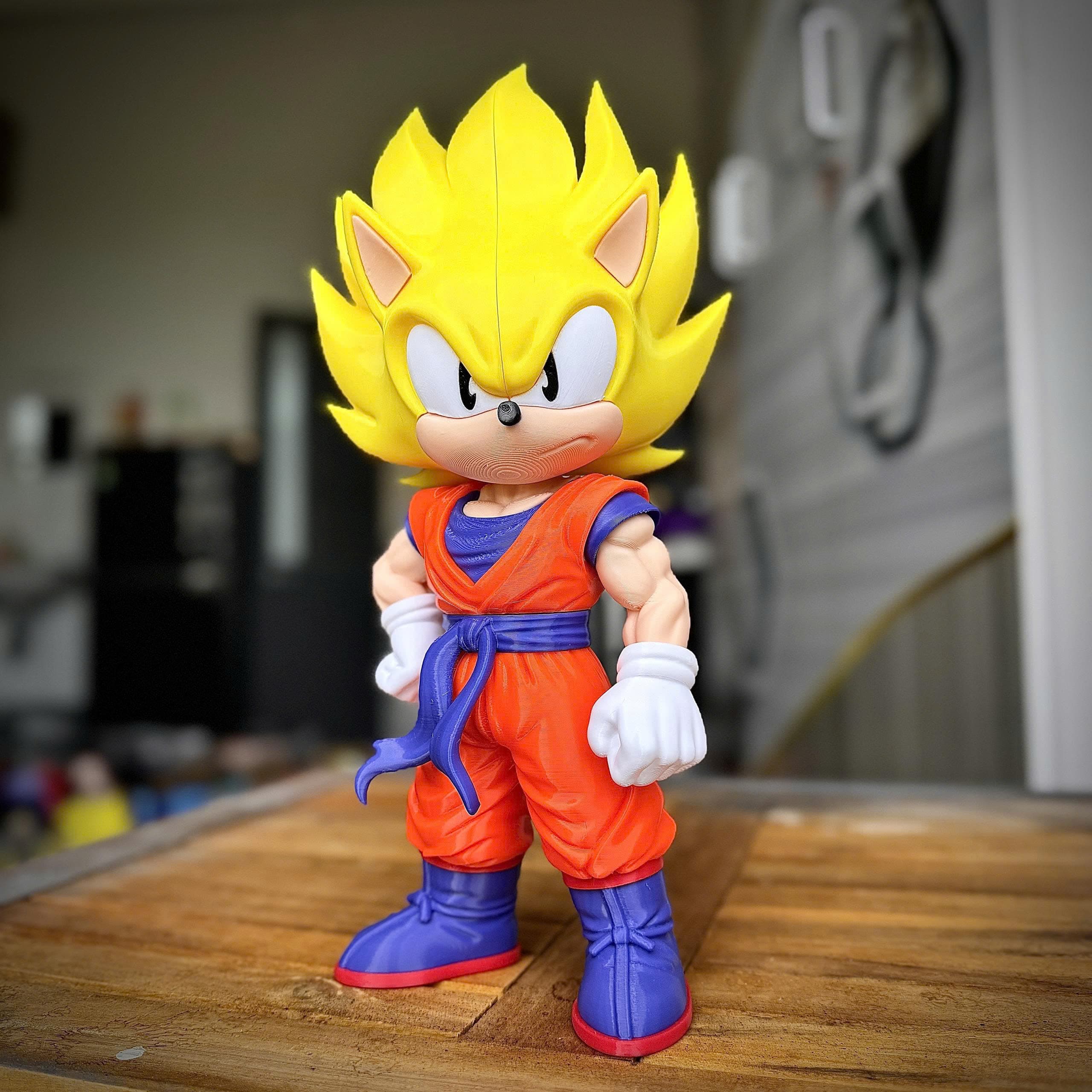 SONIC GOKU (Cao 30cm) – CHIẾN BINH SIÊU SAIYAN 💛⚡🔥