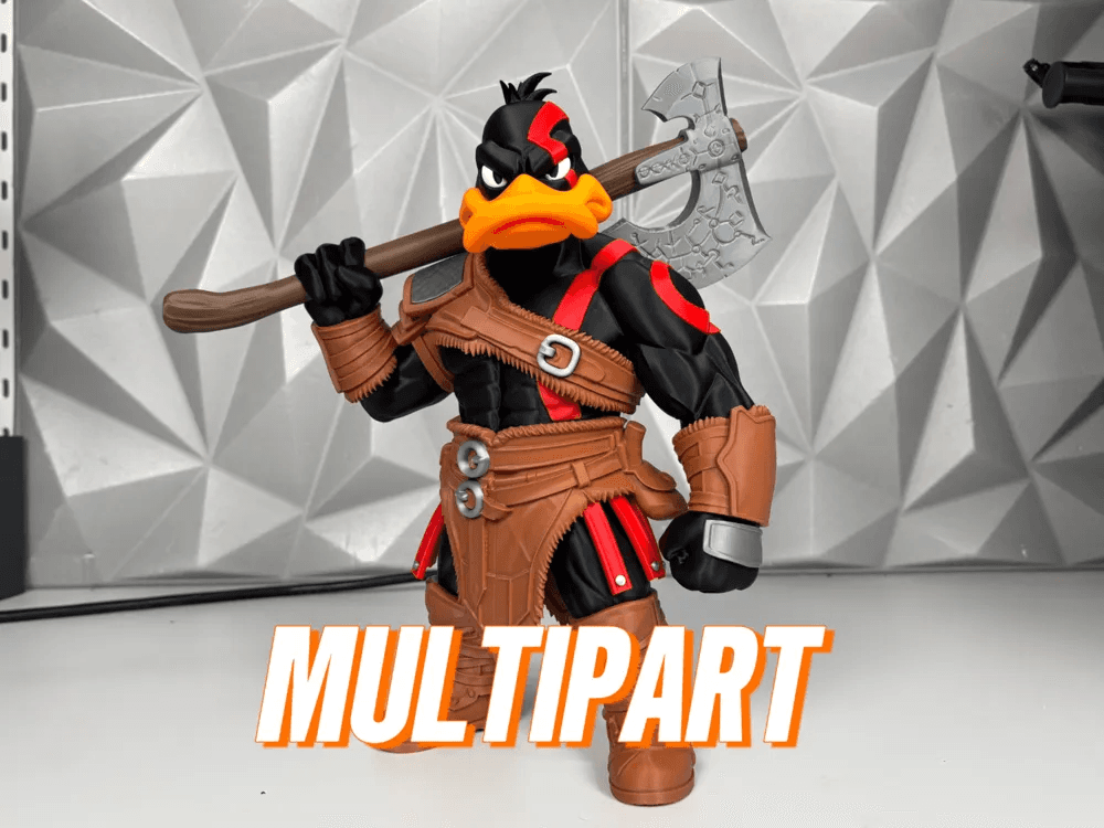 🪓 DAFFY DUCK x KRATOS – CHIẾN THẦN PHIÊN BẢN HÀI HƯỚC!